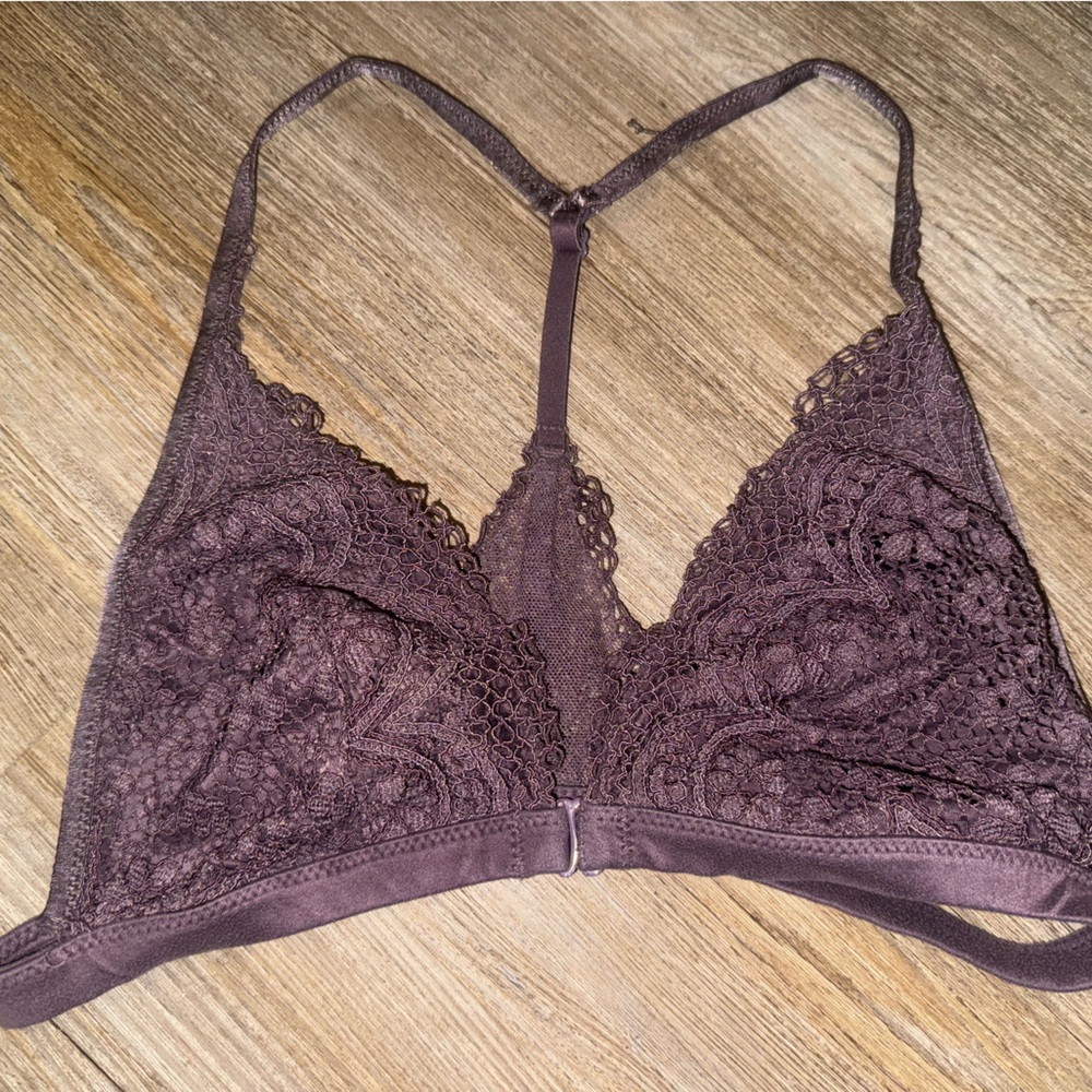 Victoria's Secret Lace Bralette in Deep Plum